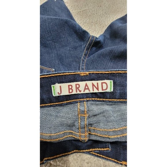 J Brand Women's Blue Denim Bermuda Shorts‎ Frayed Hem 5-Pocket Design Size 29 - Picture 7 of 15